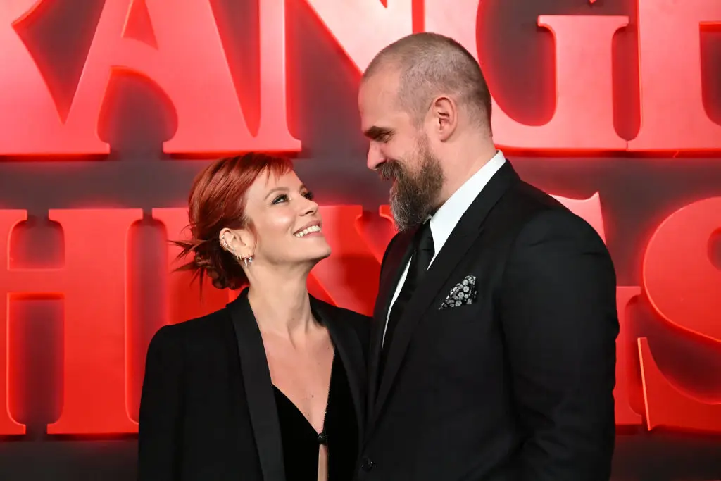 Lily Allen and actor David Harbour were together for approximately six years in total, which included just over four years of marriage. (Photo by JUSTIN TALLIS/AFP via Getty Images)