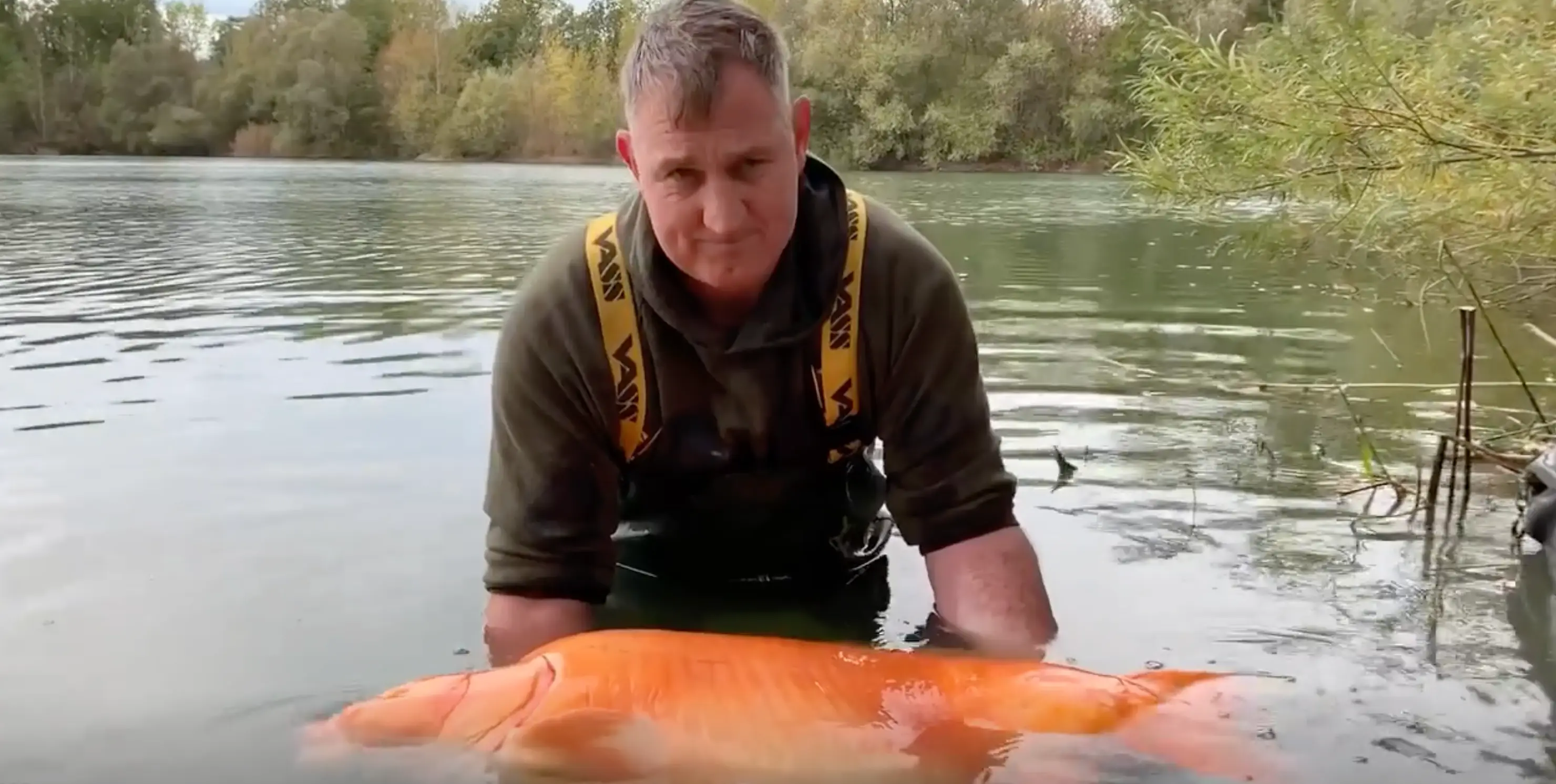 The fish is the weight of a small child.