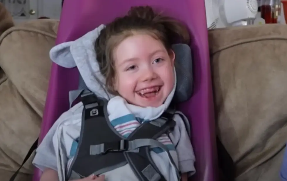 Breelyn was born a healthy baby. (Special Books by Special Kids/YouTube)