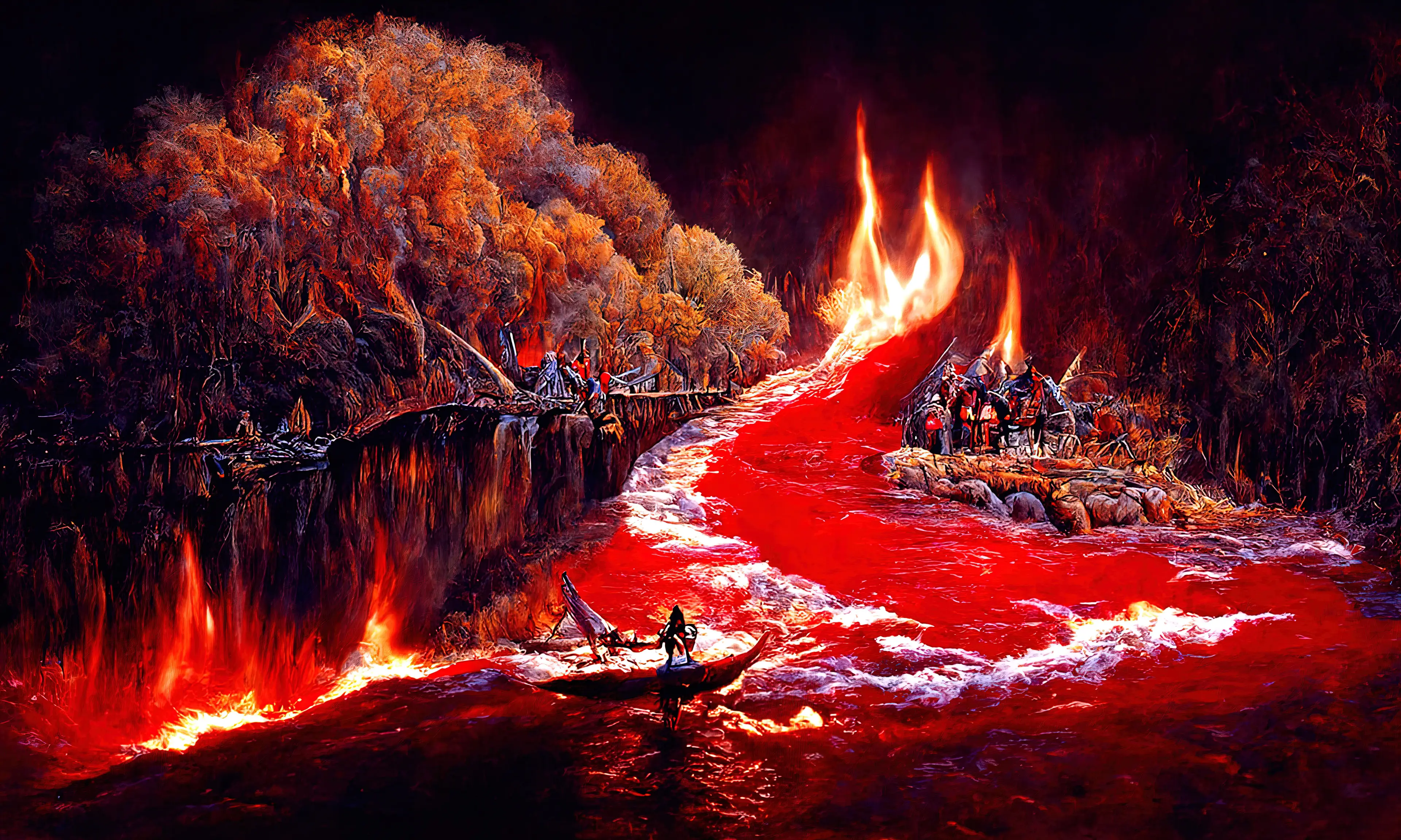 It's a shame that most artistic depictions of hell can't help but make it look really awesome.