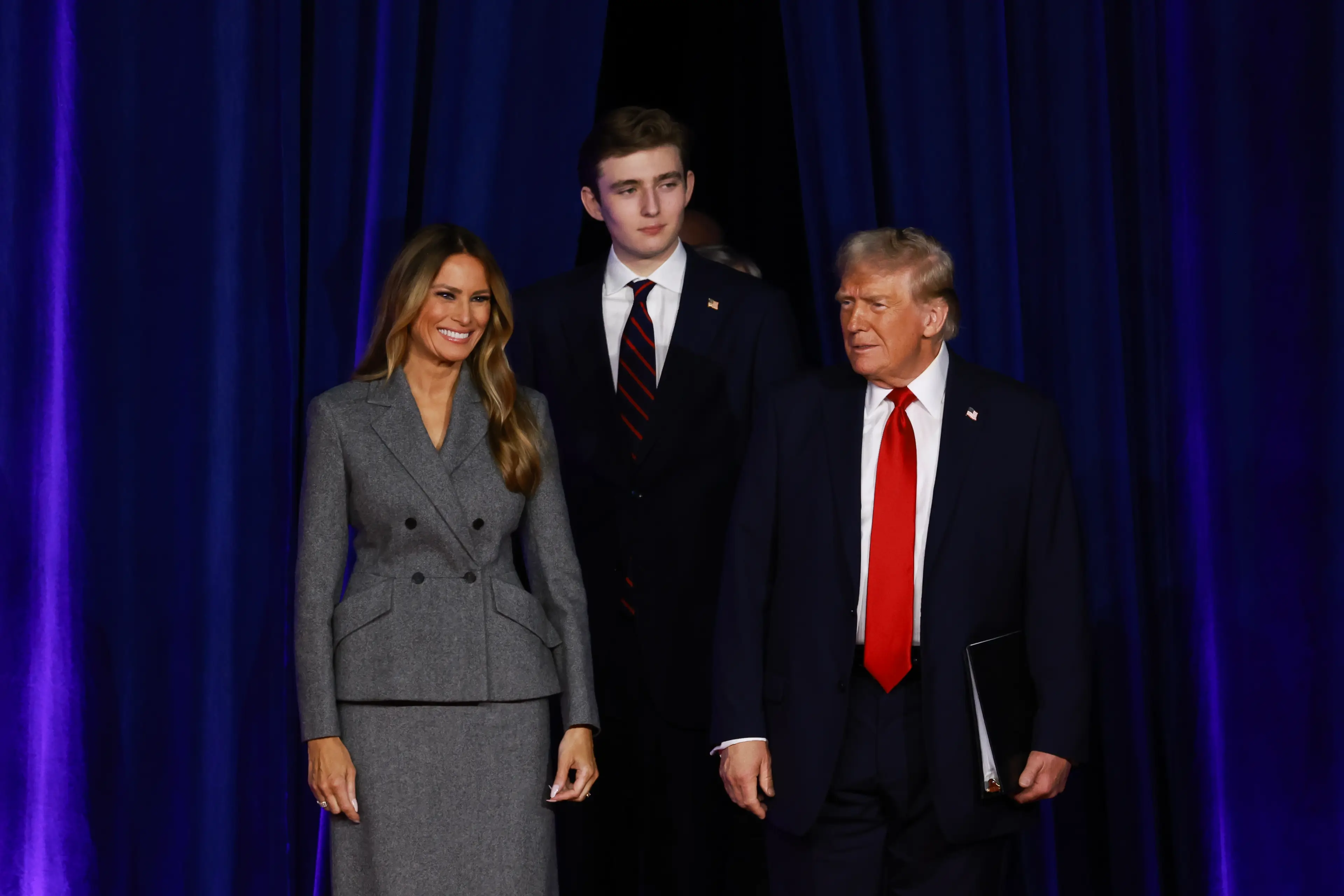 Barron Trump is the youngest of Donald Trump's five children (Joe Raedle/Getty Images)