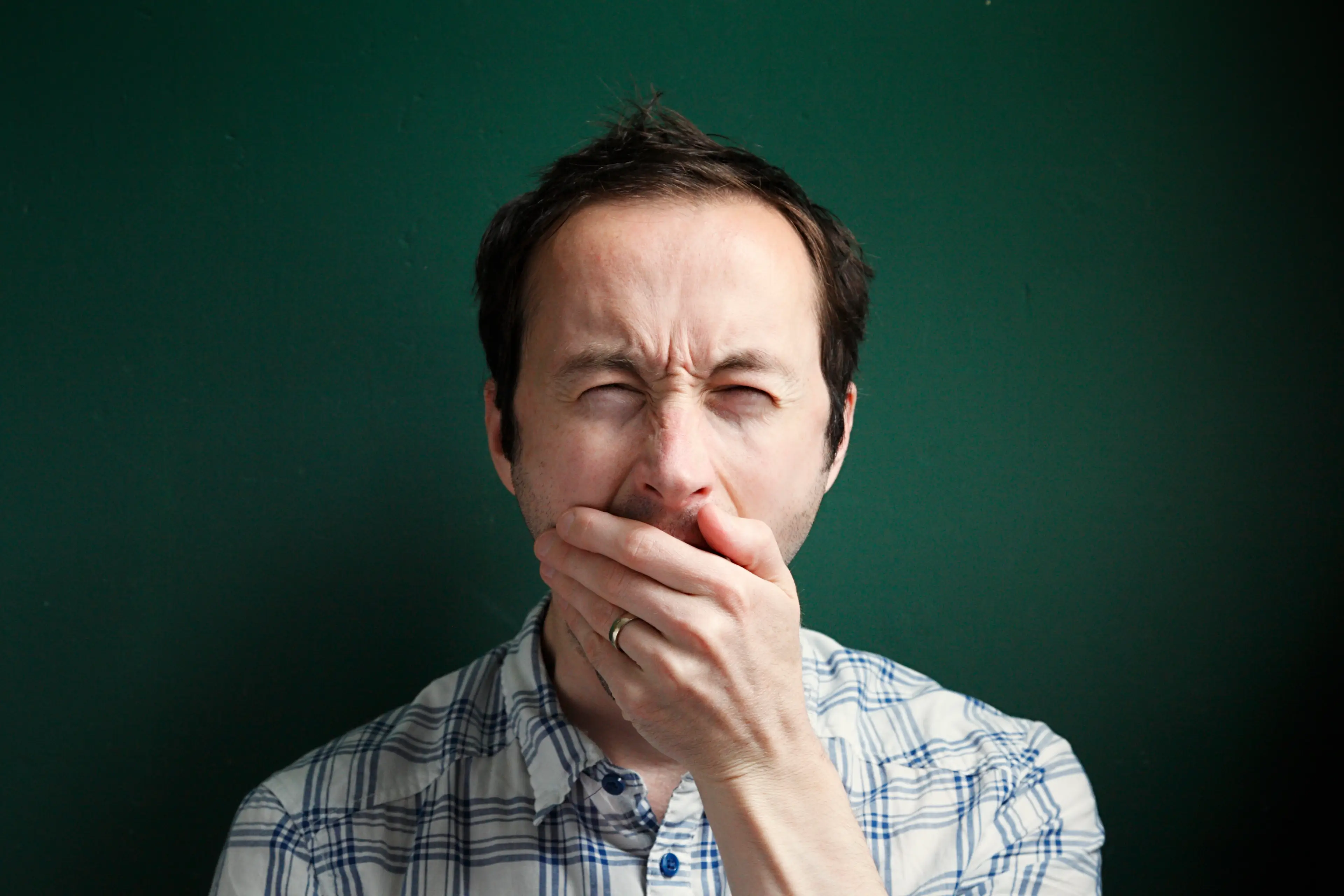 The theory argues yawning may be a way of cooling the brain (Getty Stock Images) 