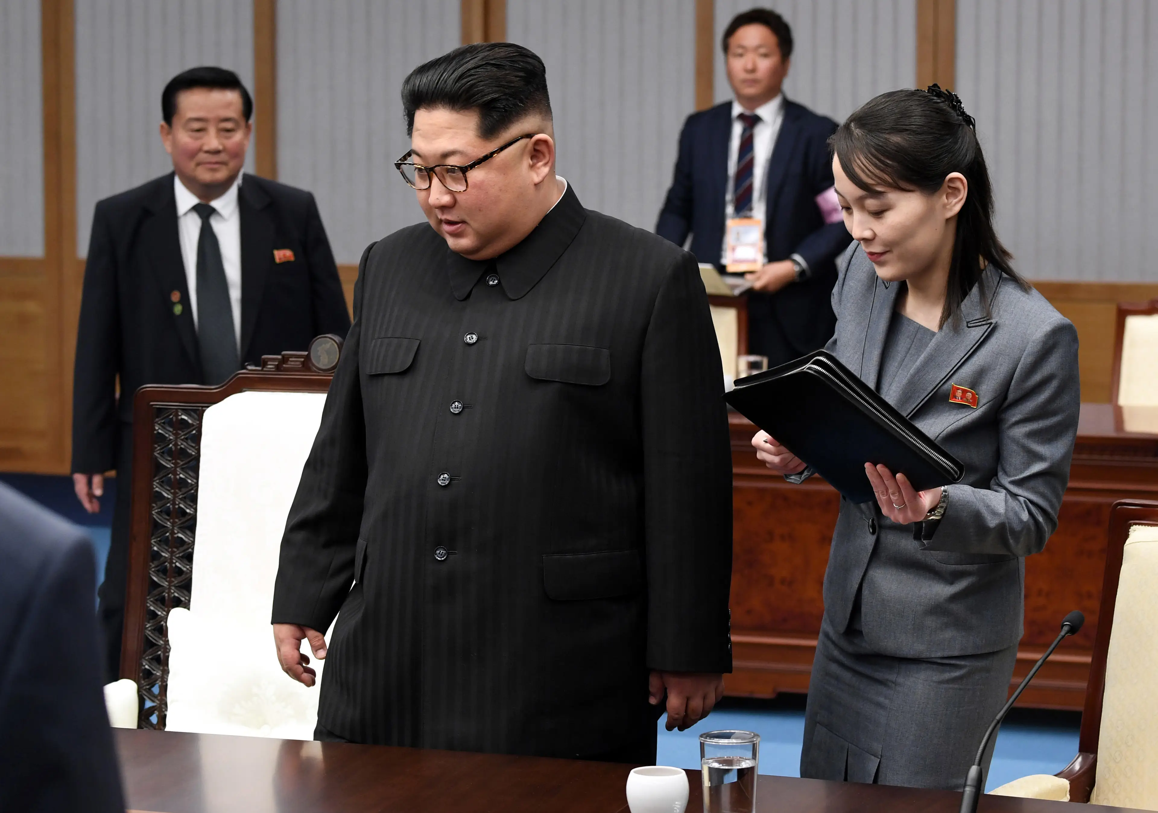 Kim Yo-jong, sister of Kim Jong-un.