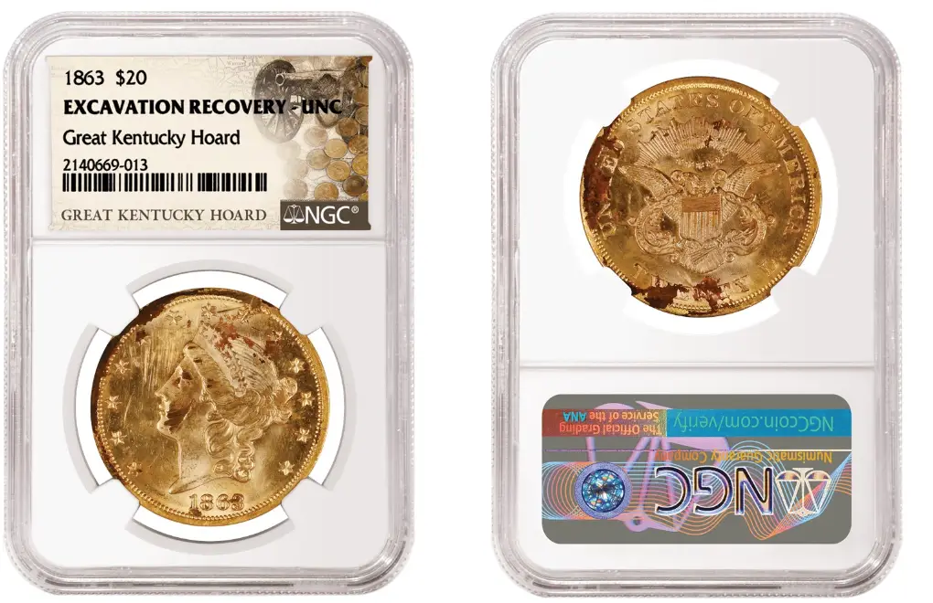 The coins will be sold to collectors. How much do you think they're worth?