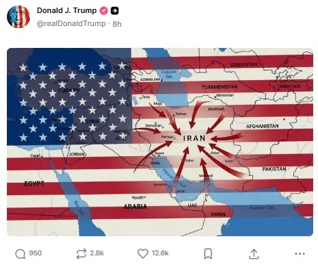 Donald Trump went on another Truth Social AI posting rampage last night (DONALD TRUMP/TRUTH SOCIAL)