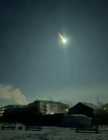 It produced a 'harmless fireball' (Telegram) 