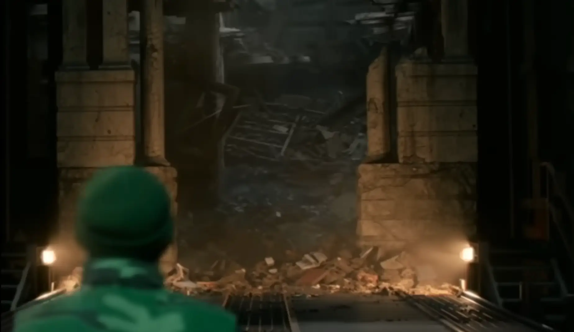 The main gateway to the Upside Down is destroyed with El inside in the finale (Netflix)