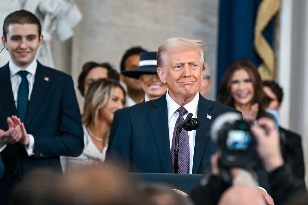 President Donald Trump was sworn in to office yesterday (Kenny Holston-Pool/Getty Images)