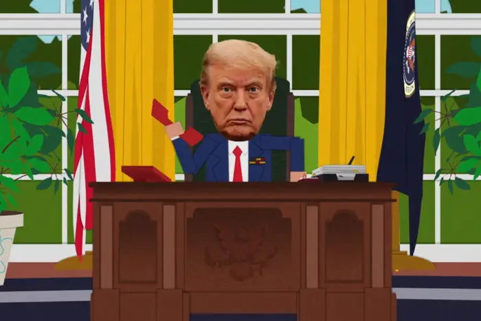 The White House did not take kindly to the South Park episode (Paramount)