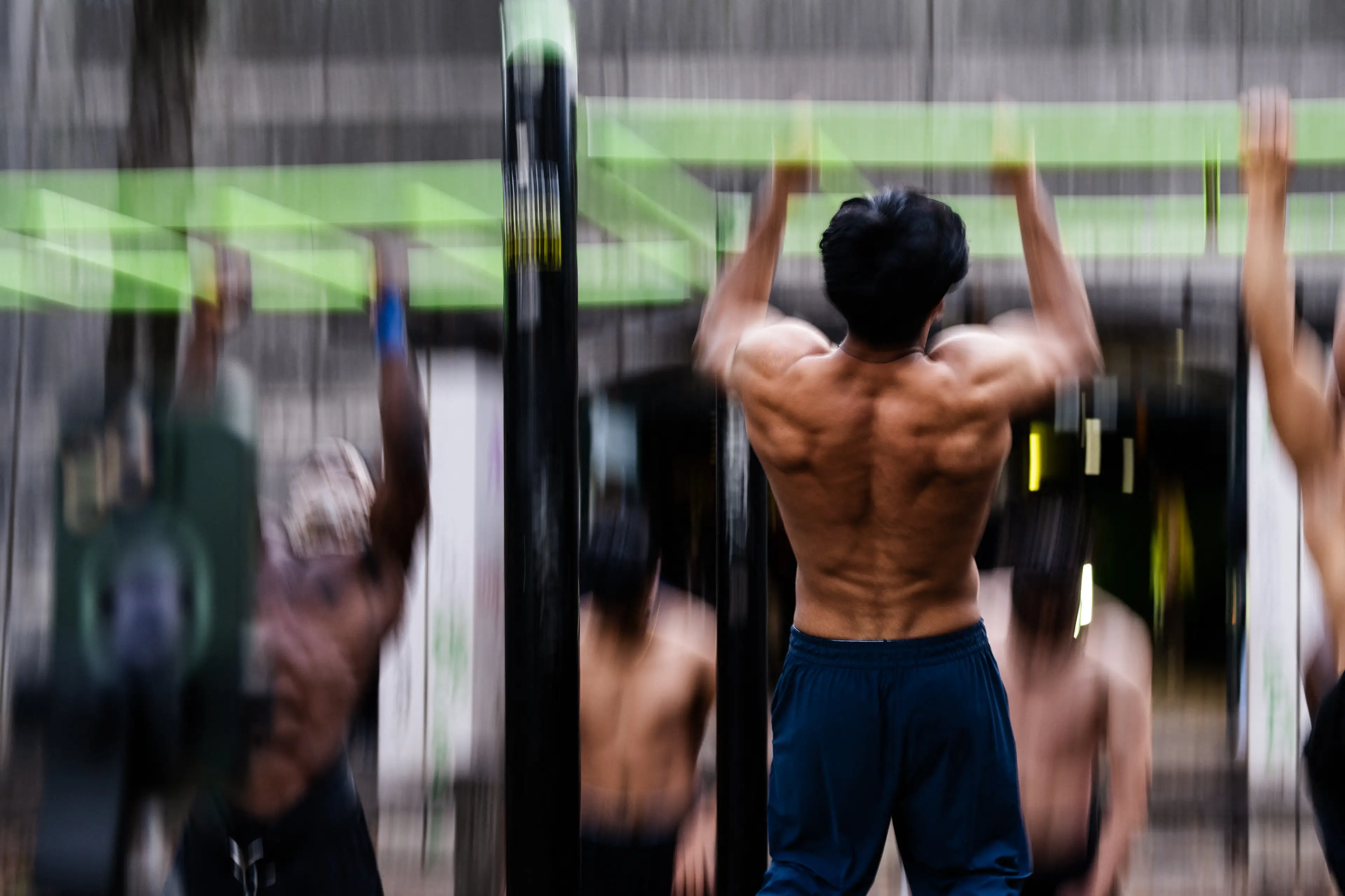 Pull ups use a variety of muscle groups and is considered a full upper body workout (JULIE SEBADELHA/AFP via Getty Images)