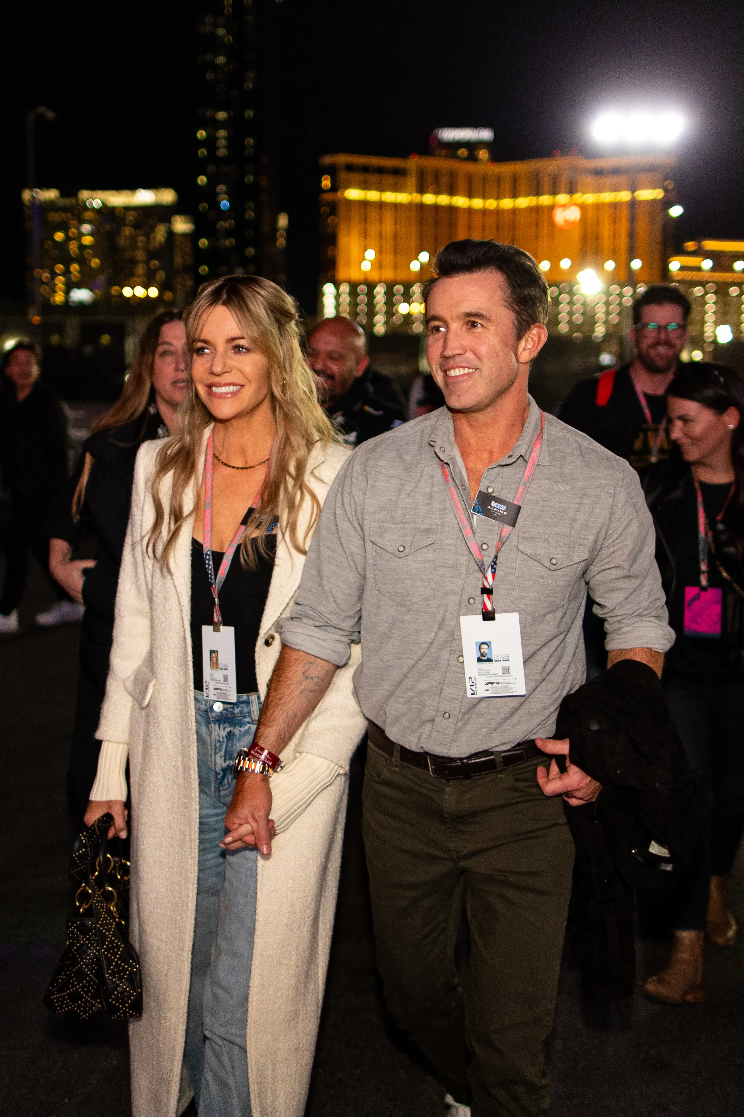 Rob McElhenney pictured with his wife Kaitlin Olson in 2023 (Kym Illman/Getty Images)