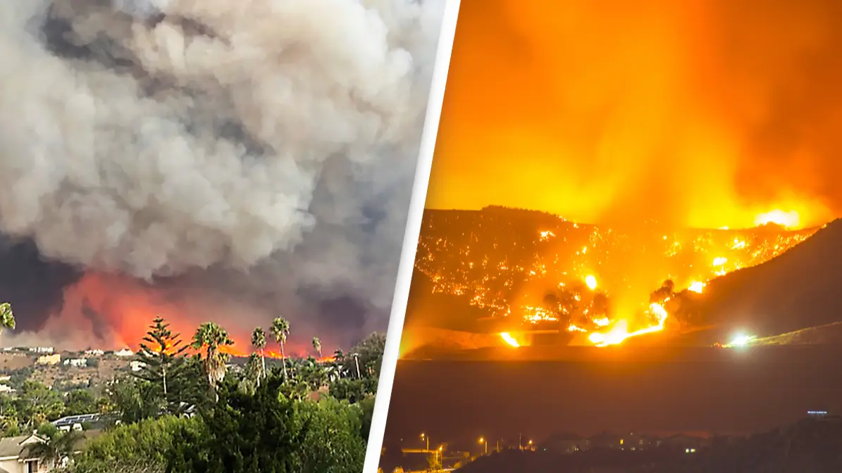 Man arrested on suspicion of starting a Los Angeles fire as death toll rises