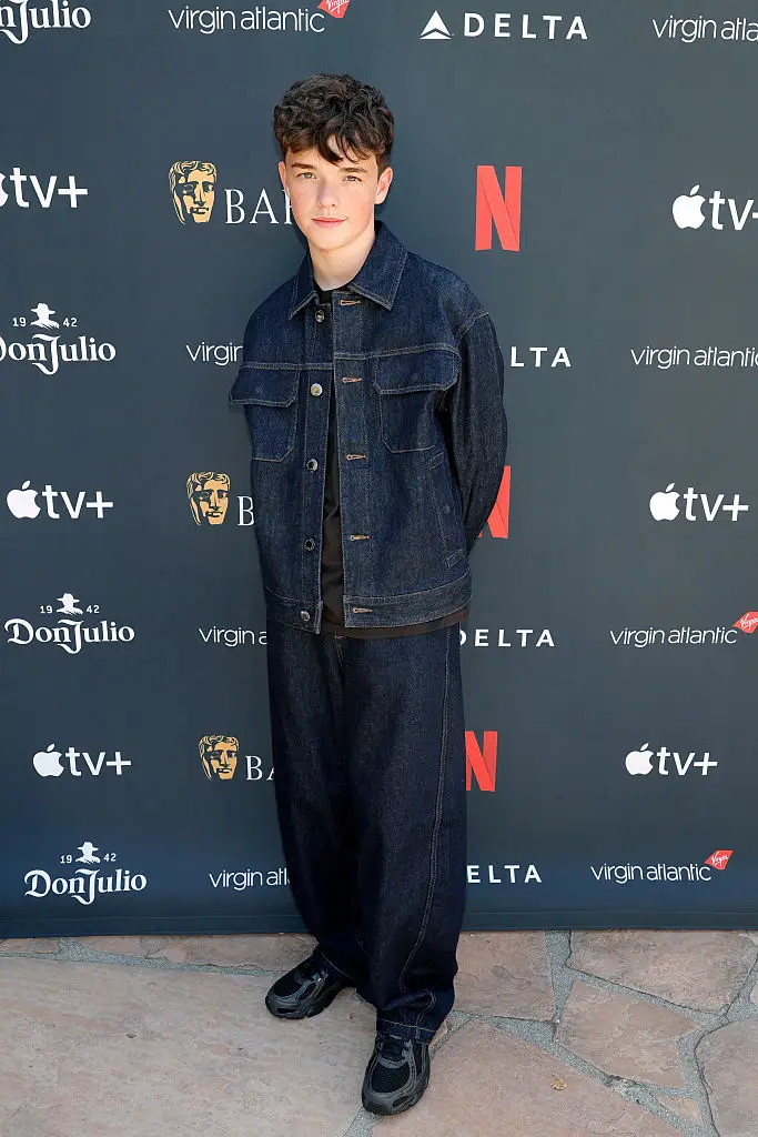 Holland threw Adolescence's Owen Cooper into the mix. (Frazer Harrison/Getty Images for BAFTA)