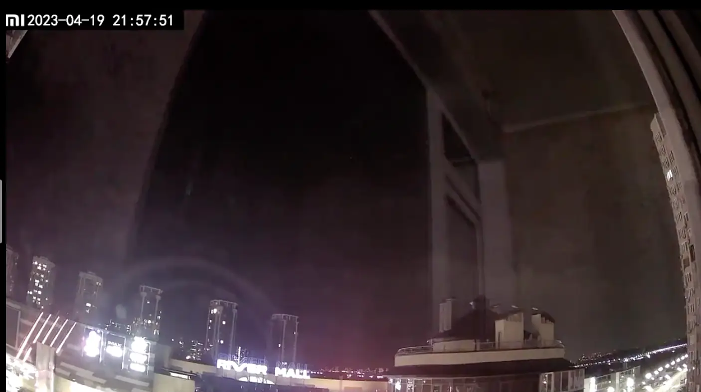 Just as quickly as it appeared, it was gone.