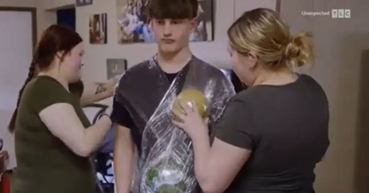 Hunter is coming to terms with becoming a dad and finishing 8th grade (TLC)