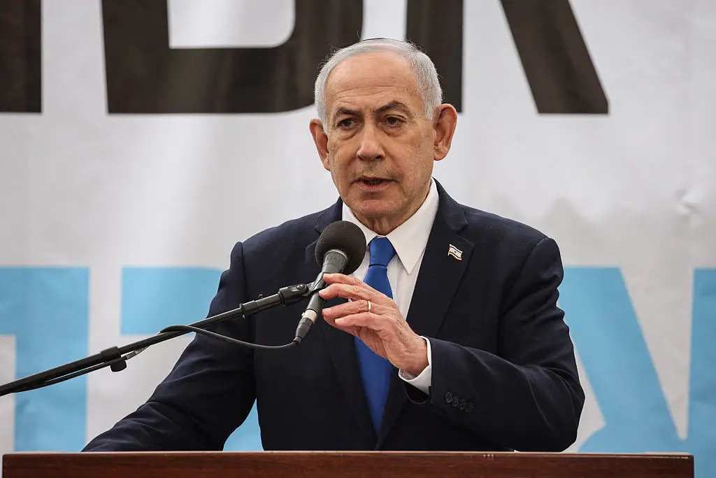 The Islamic Revolutionary Guard Corps has vowed to kill Benjamin Netanyahu (Ilia yefimovich / AFP via Getty Images)