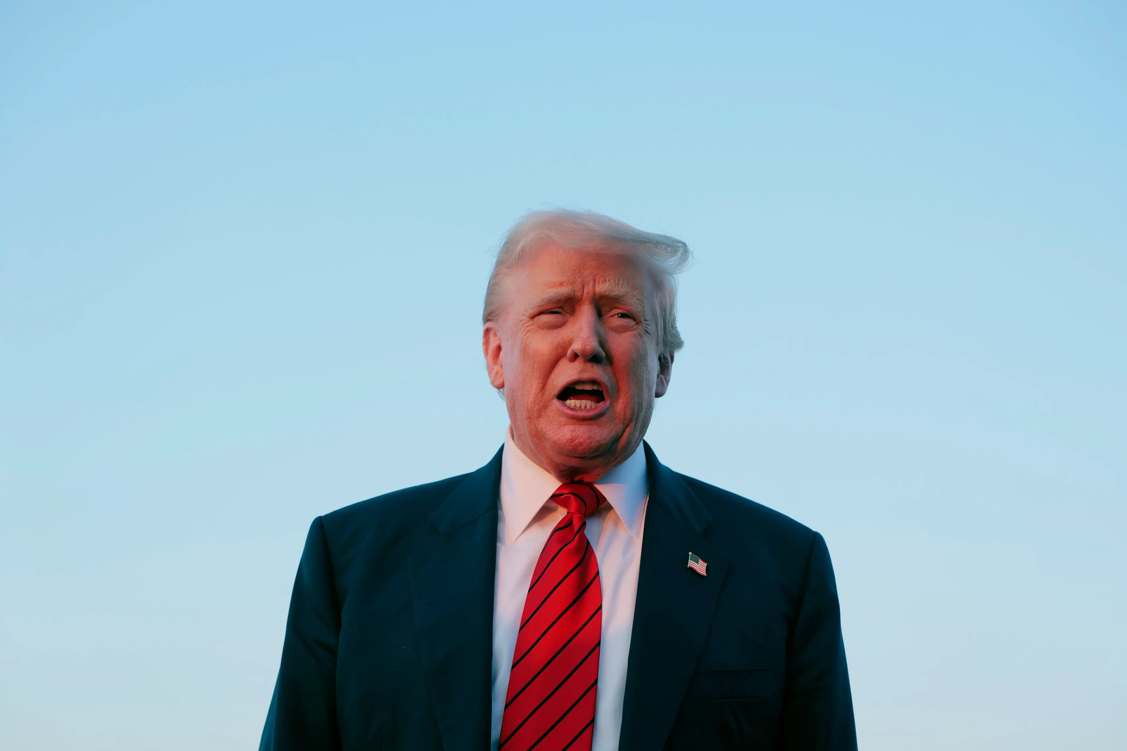 Trump has previously suggested he may throw his name into the hat (Anna Moneymaker/Getty Images)