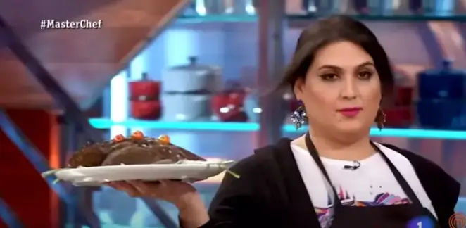 Things likely didn't go as well as Sarah was hoping (YouTube/MasterChef España)