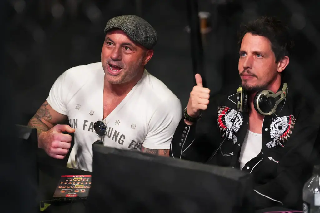 Joe Rogan was talking with Tony Hinchcliffe in the latest installment of the Joe Rogan Experience Podcast when he made the comments (Photo by Chris Unger/Zuffa LLC)