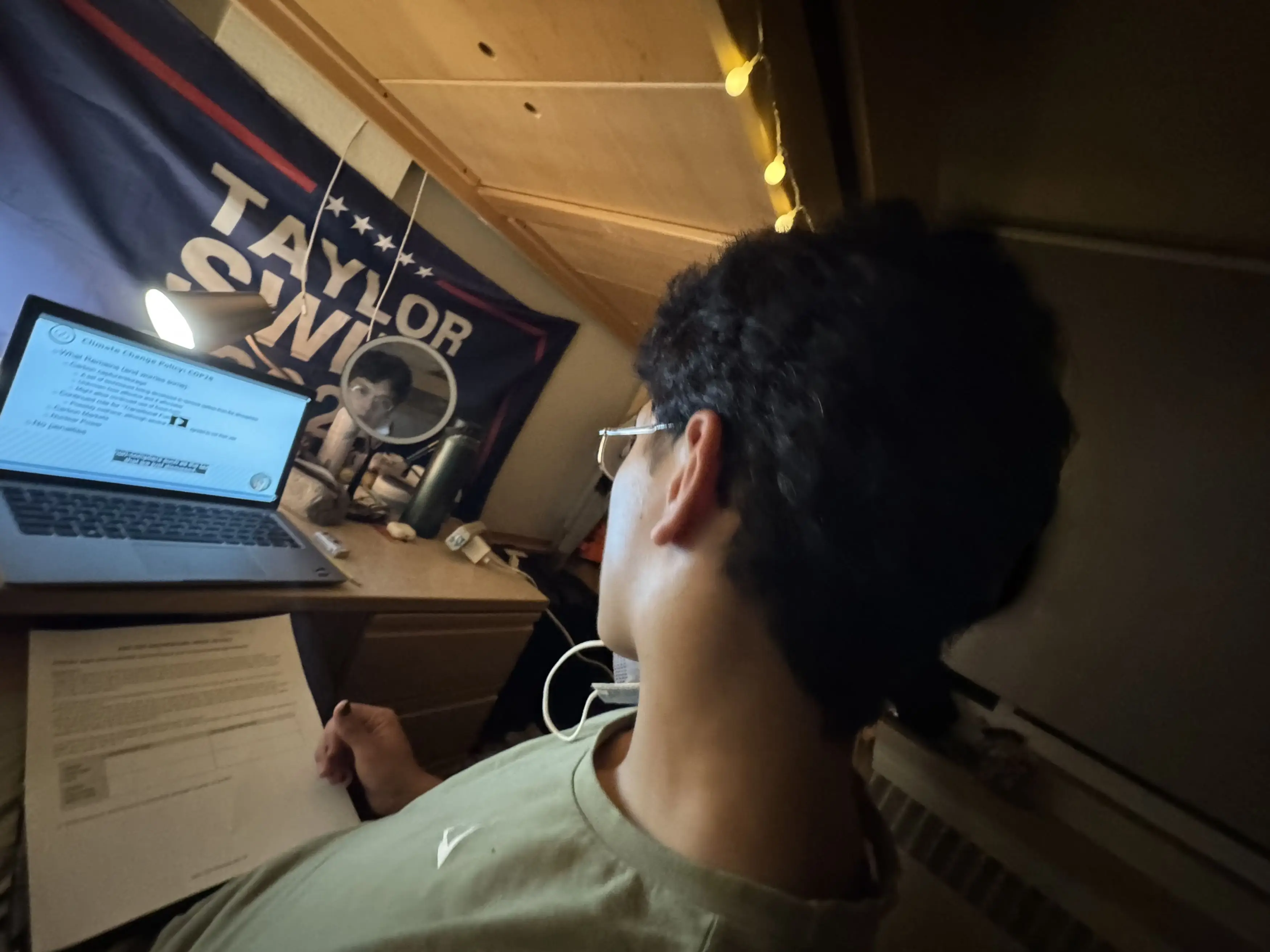 Felipe brushed off his cough at the time (Kennedy News)