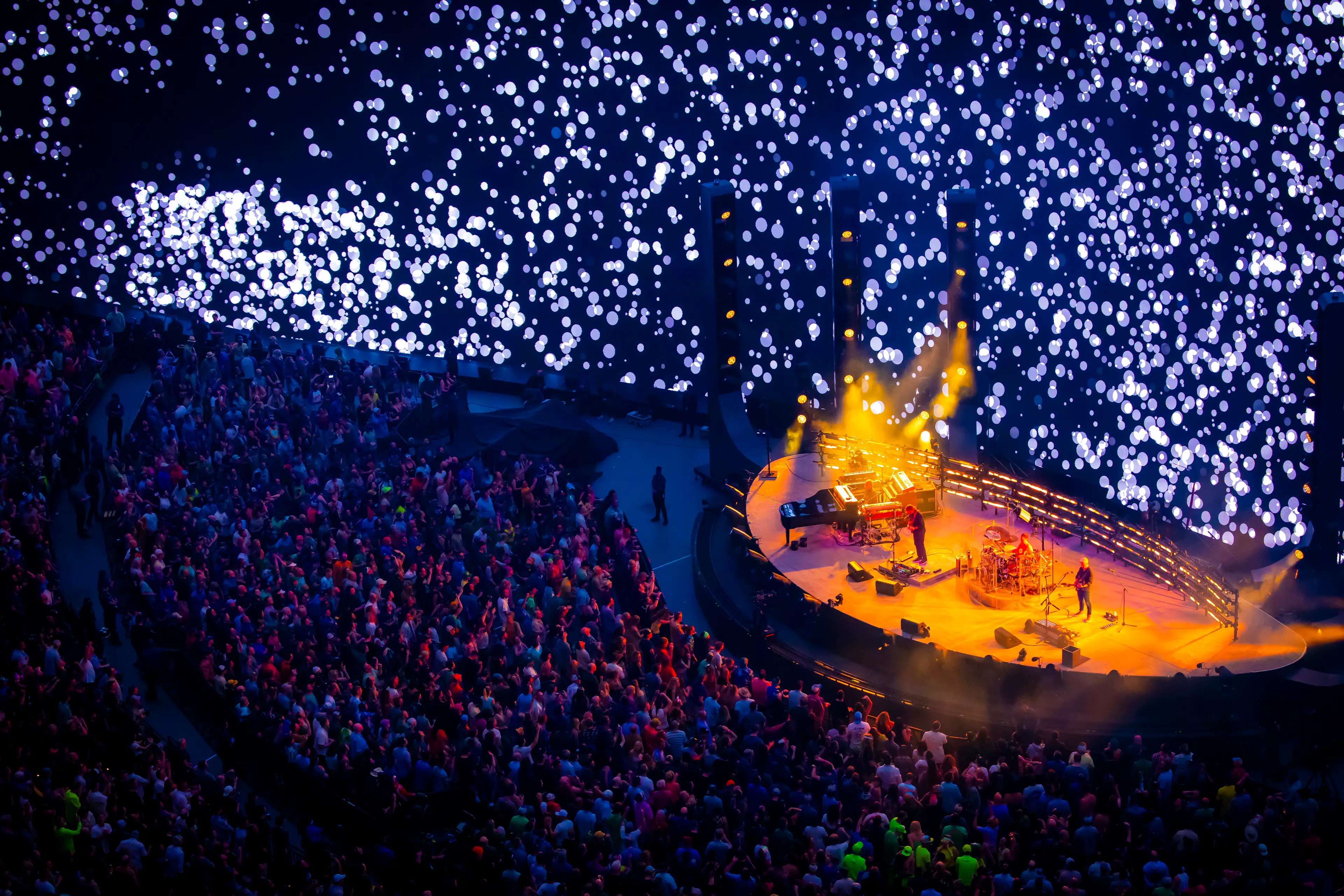 Phish play at the Las Vegas Sphere. (Rich Fury/Sphere Entertainment/Getty Images for Sphere Entertainment)