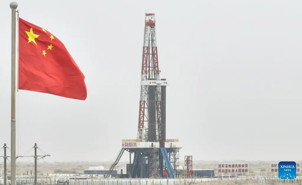 It's not yet known if the borehole reached its 36,418 foot target (Xinhua/Li Xiang)