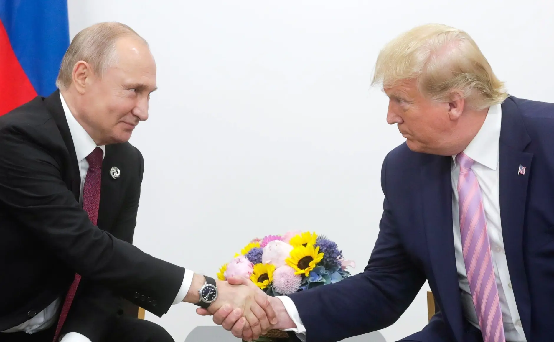 Putin reportedly prayed for his 'friend' Trump (Kremlin Press Office / Handout/Anadolu Agency/Getty Images) 