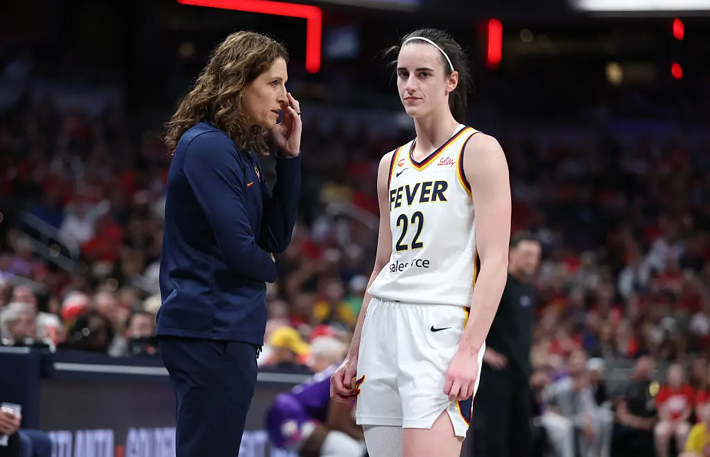 The basket ball coach was furious following the 'cheap shots' that were not called during the game. (Andy Lyons/Getty Images)