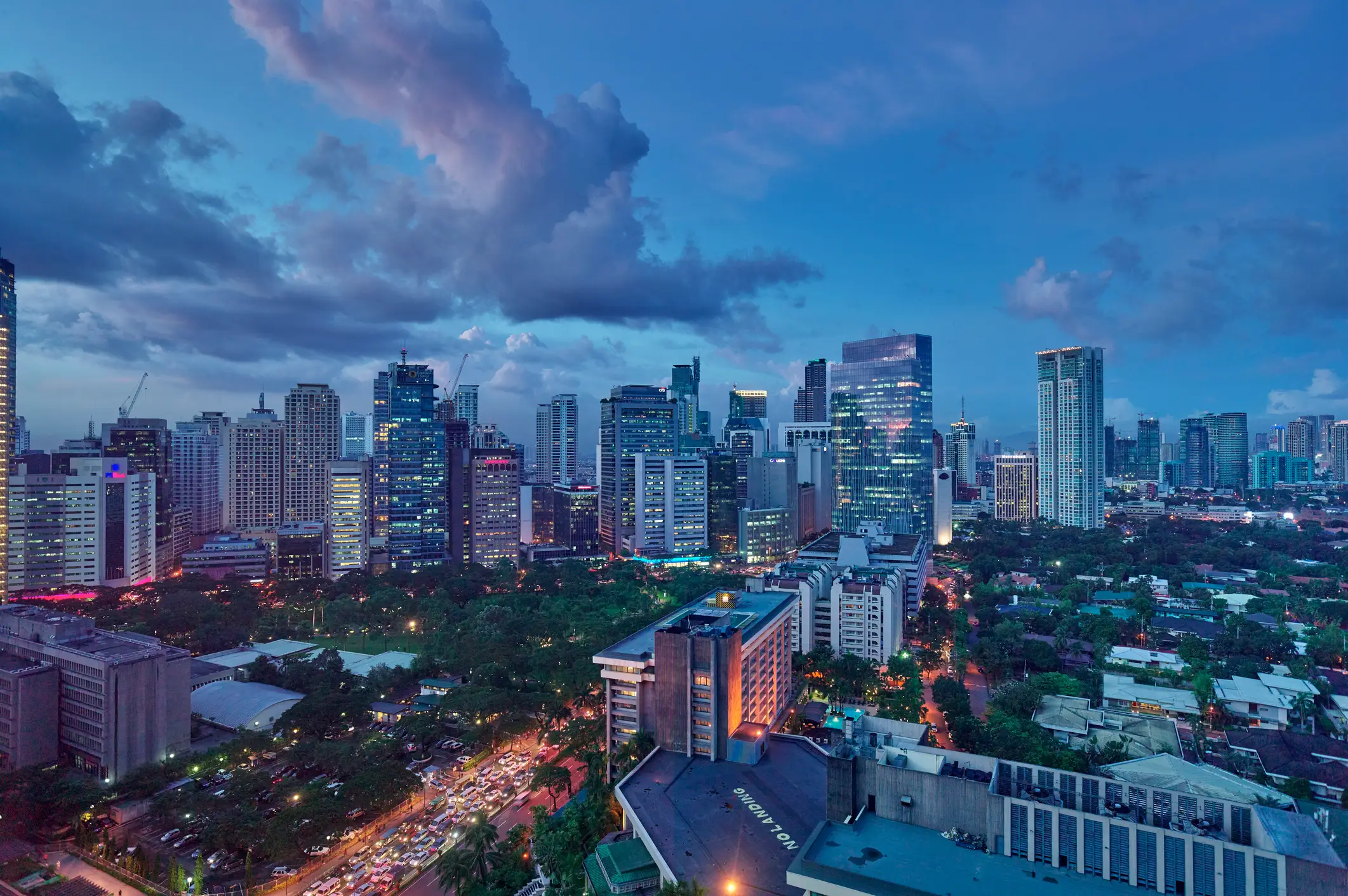 Manila, capital city of the Philippines, ranked fifth on Andrea's list (Getty stock)