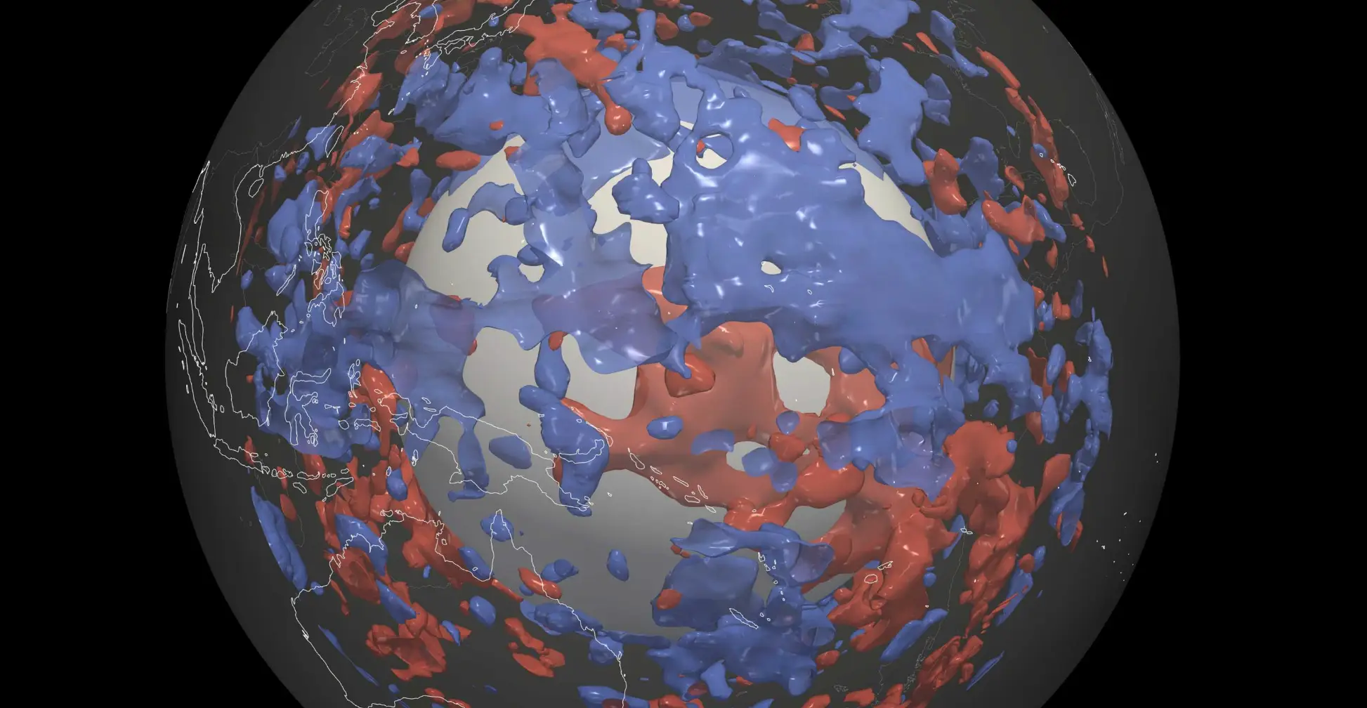 Unexpected material has been located below the Pacific Ocean (Sebastian Noe / ETH Zurich)