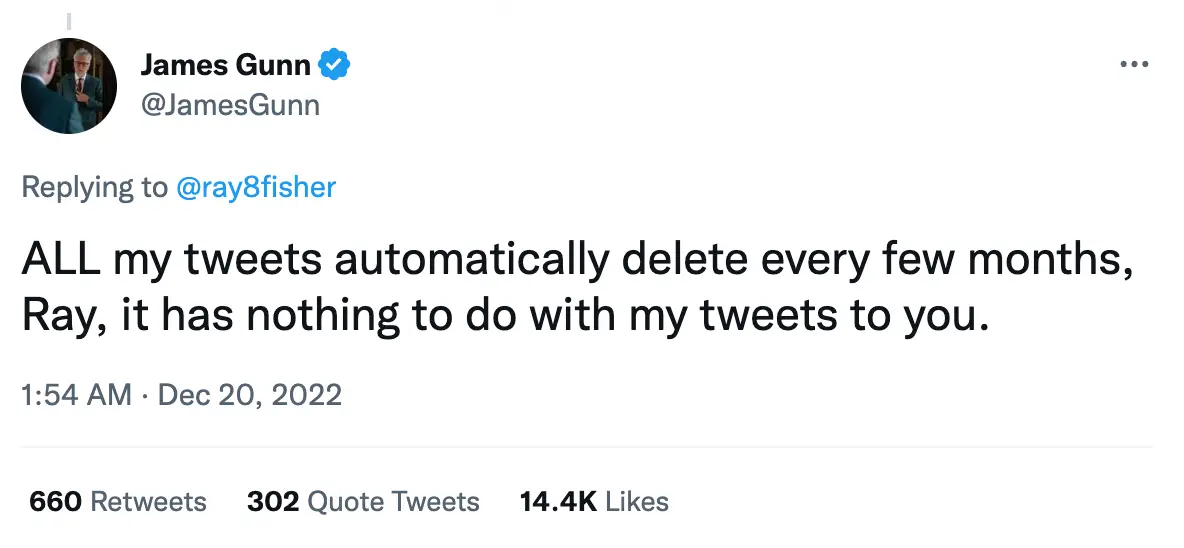 The filmmaker soon hit back at Fisher's claims.