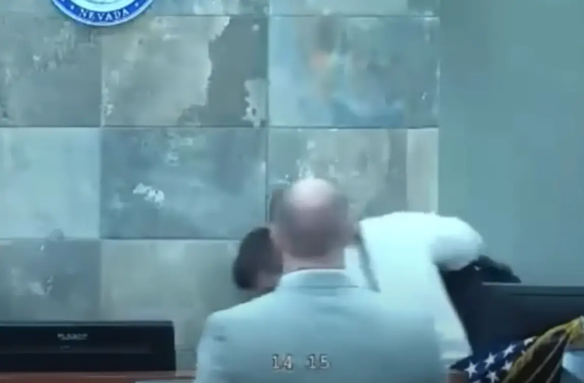 Numerous court officials and officers got involved in the altercation.