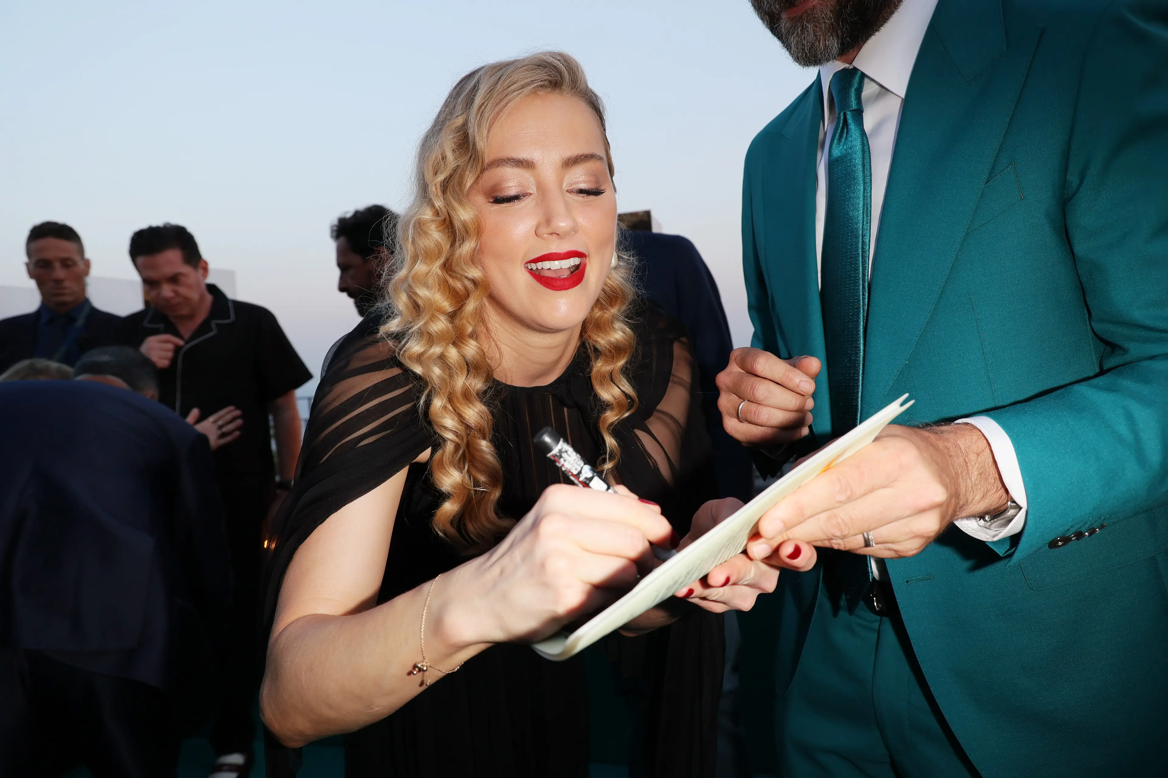 Amber Heard is one of the people considered to have the best facial proportions according to this ratio (Ernesto Ruscio/Getty Images) 