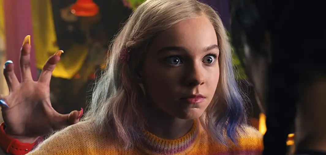 Emma Myers in Wednesday.