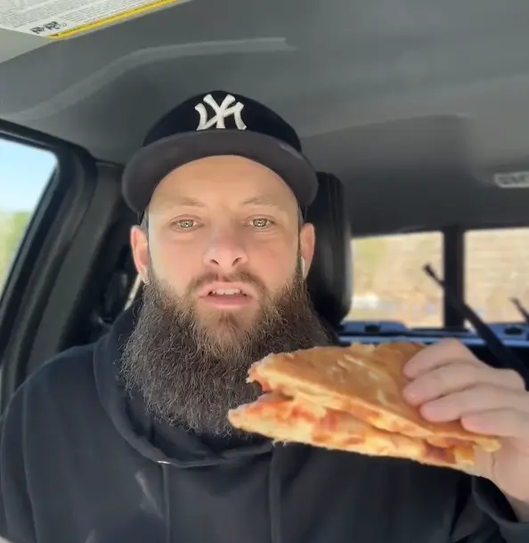He documents his unique diet on social media. (Instagram/@ctpizzaman)