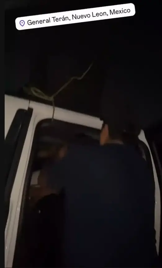 A video of the group seemingly stranded was posted online (Instagram)