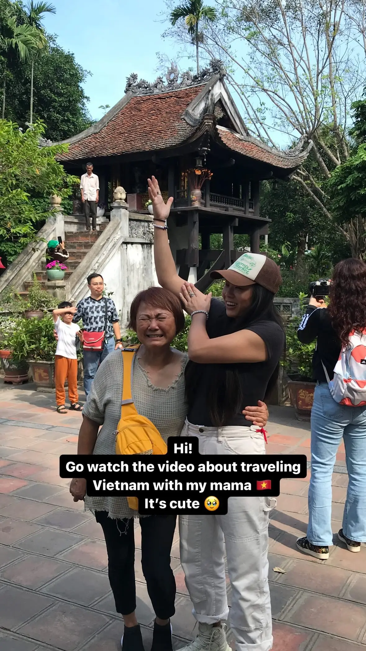 Breannah took her mom to Vietnam.