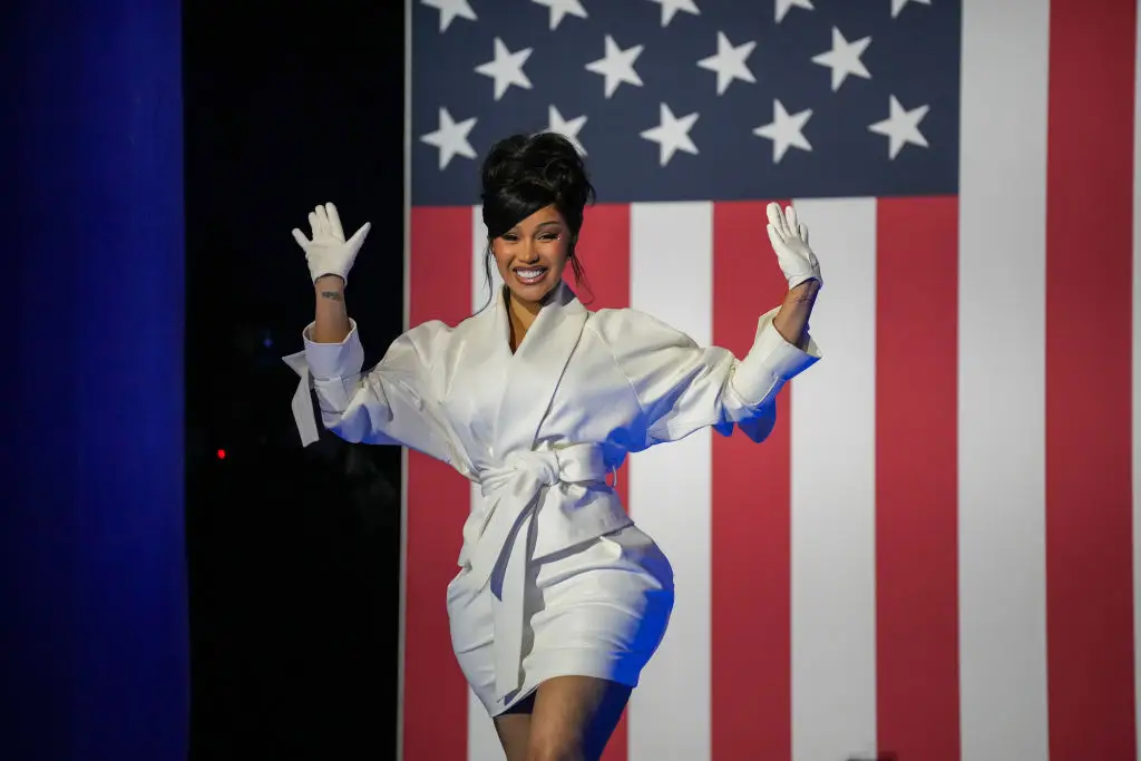 Cardi B has long been open about her hatred of President Trump. (Andrew Harnik/Getty Images)