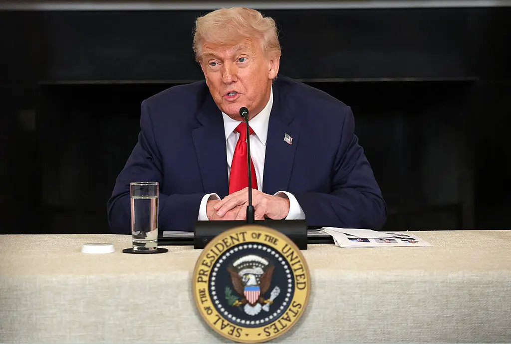 Trump announced his plans for a 'Trump account' (Win McNamee/Getty Images)