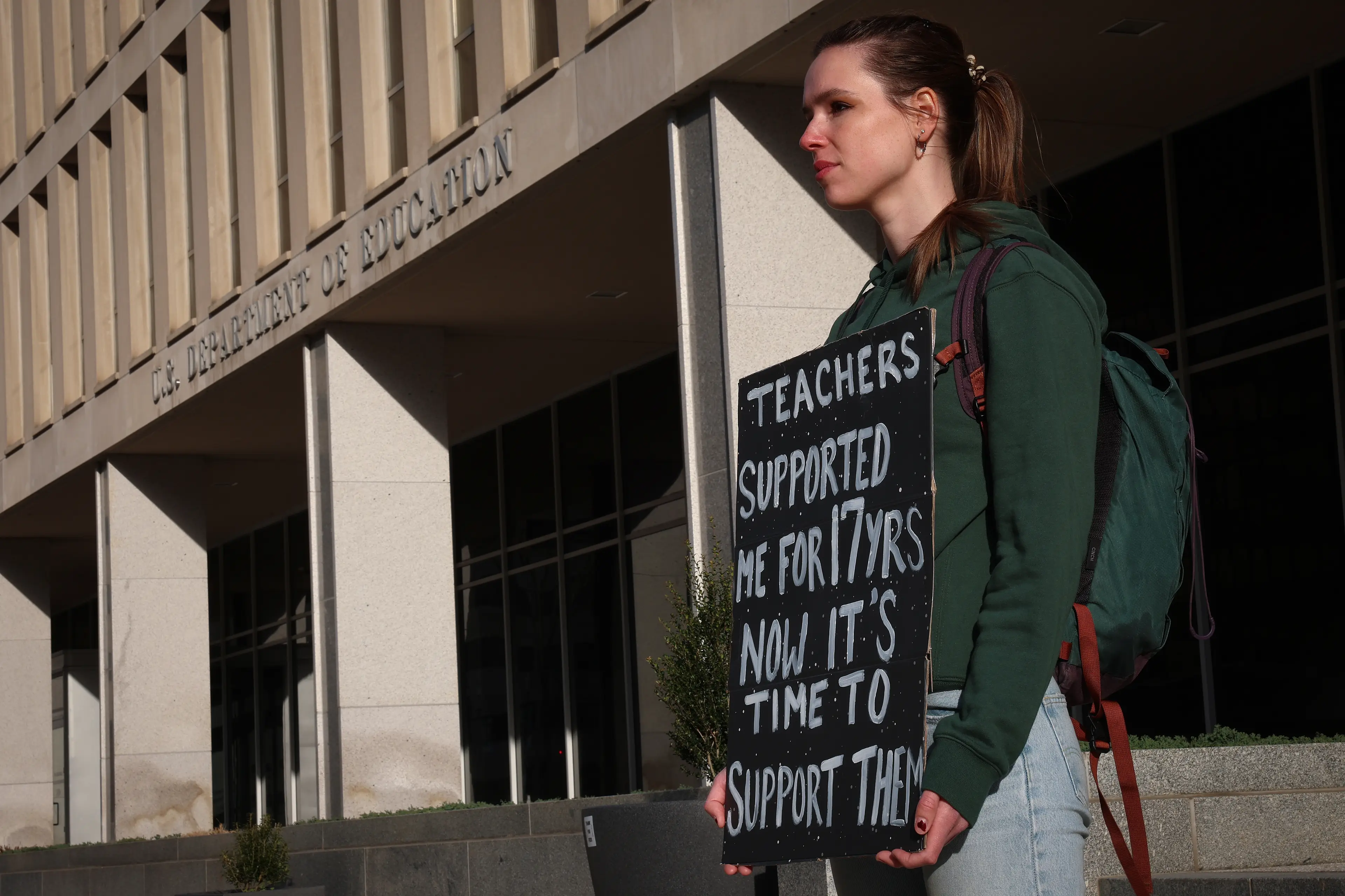 The layoffs have been met with extreme backlash (Win McNamee/Getty Images) 