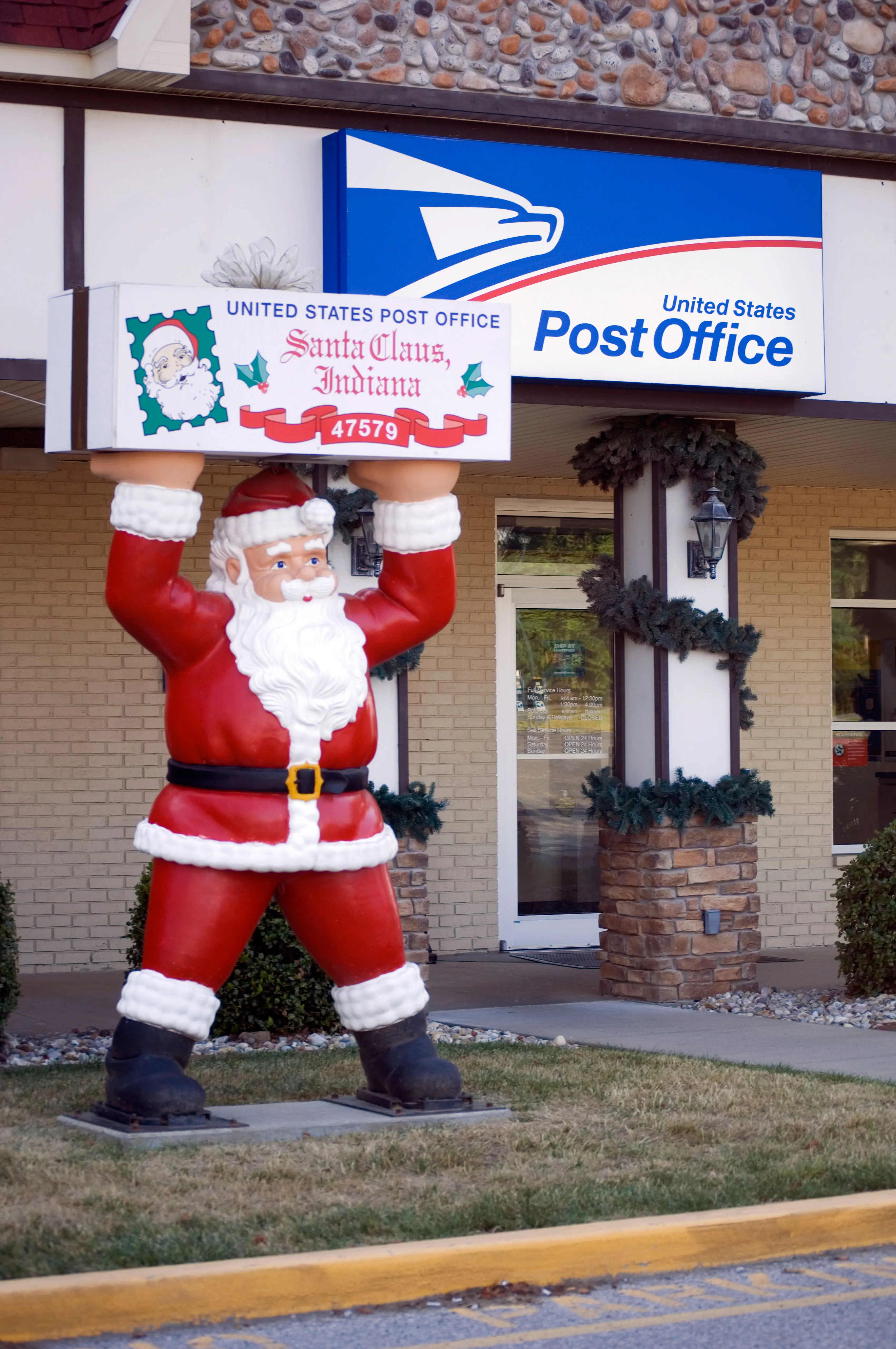 The Christmas Town came to be because of a post office.
