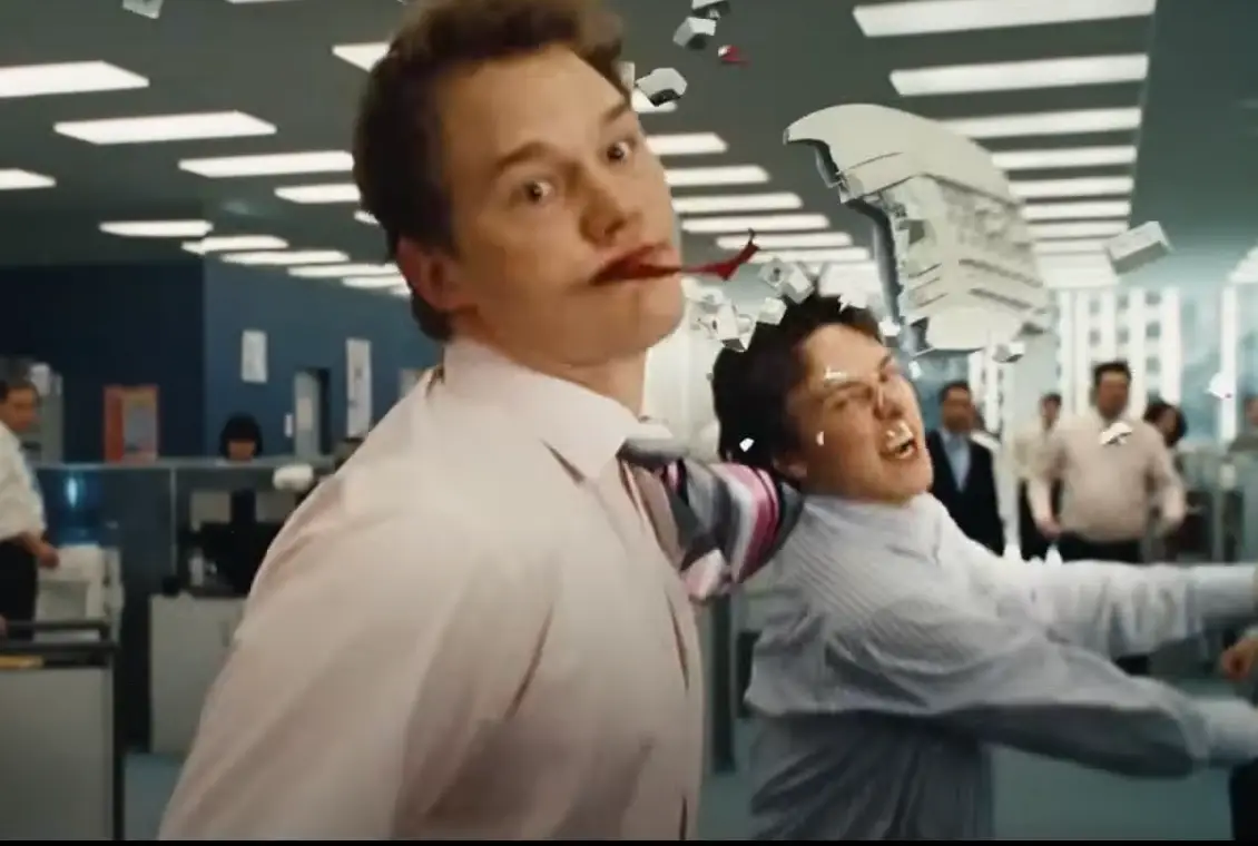 Chris Pratt's character also feels the full front of Wesley's rage (Universal Pictures)