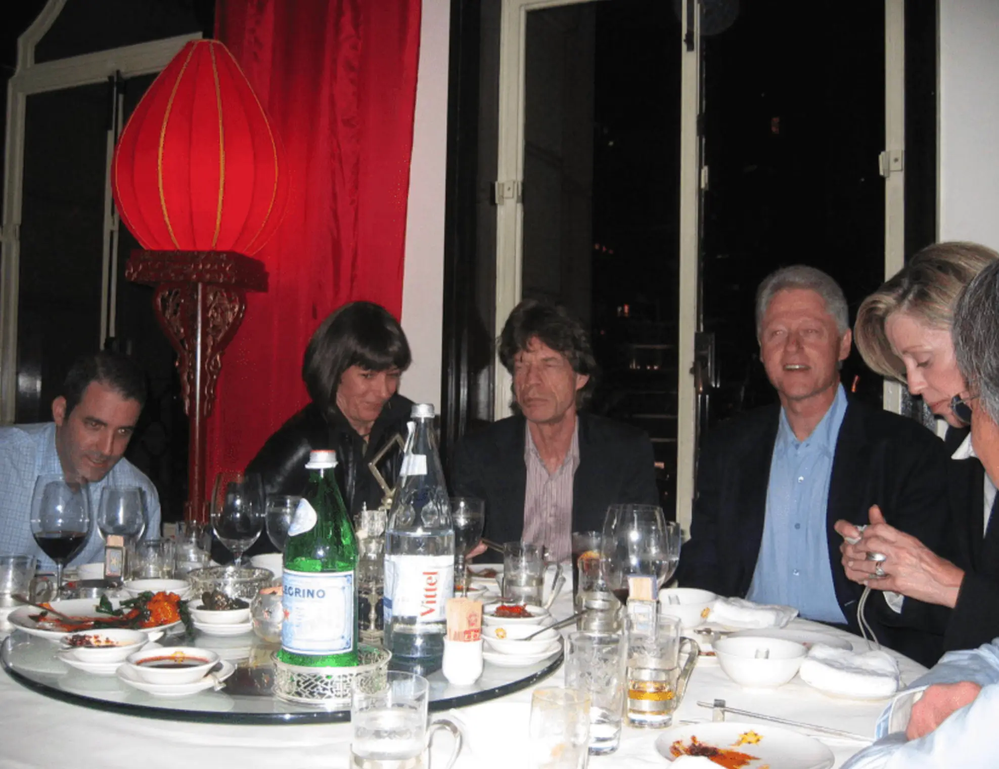 Mick Jagger and Bill Clinton appeared in another image with Ghislane Maxwell (Department of Justice)