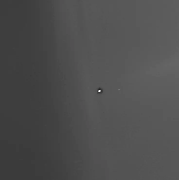 Earth is looking rather small millions of miles away.