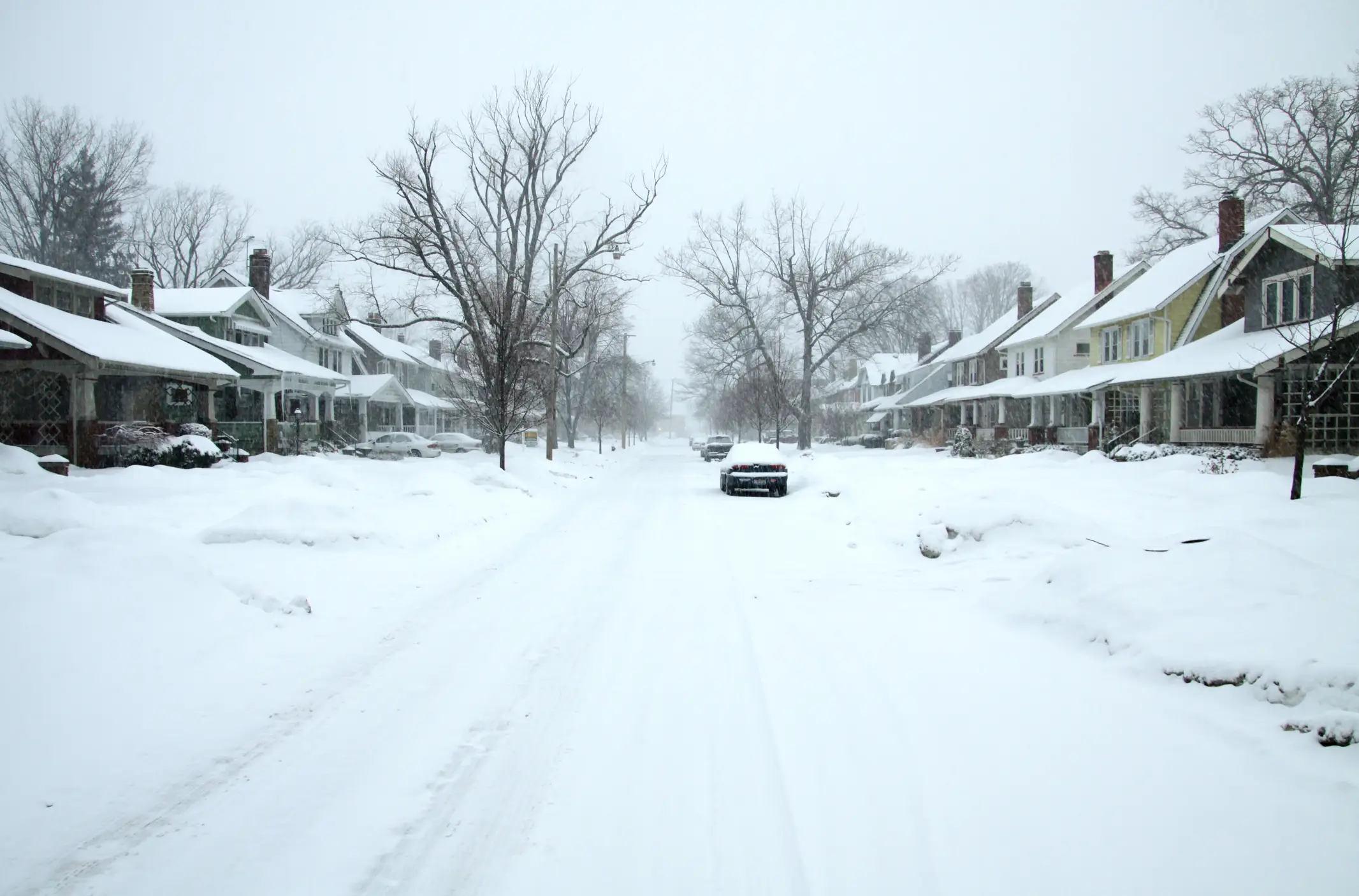 Parts of the US were blanketed with snow over the weekend (Stock photo - Douglas Sacha/Getty Images)
