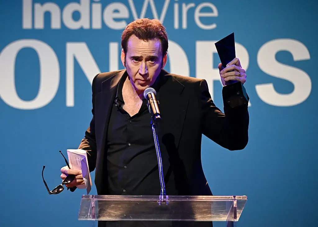 Nick Cage stars in the film Fortitude, but it might never see the light of day (Photo by Michael Buckner/IndieWire via Getty Images)