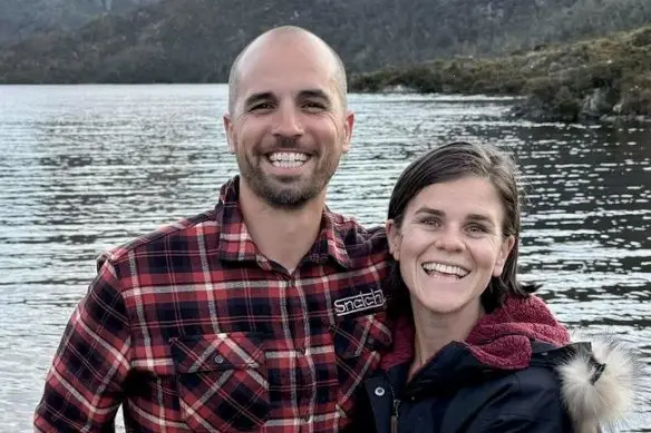 Dave Hogbin saved his wife Jane before his death. (Family Photo via news.com.au)