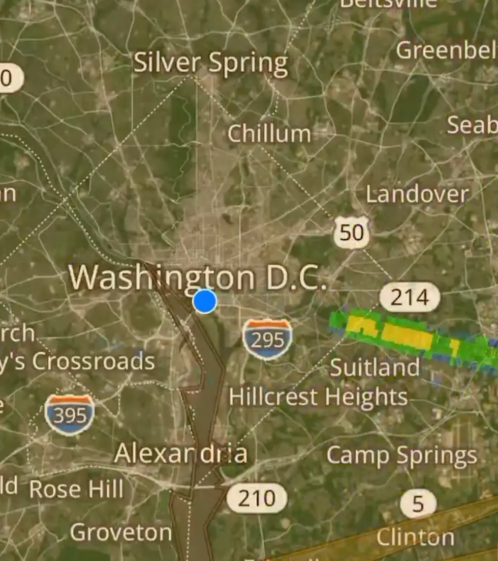 A streak could be seen shooting across (Twitter/KariLake)