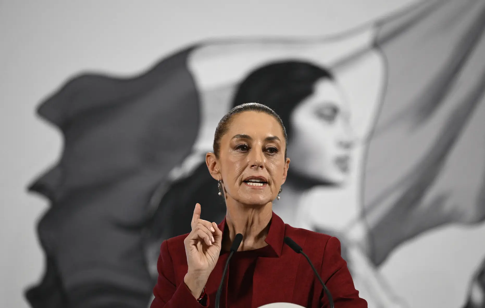 Claudia Sheinbaum has addressed the controversy (ALFREDO ESTRELLA/AFP via Getty Image)