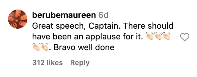 People couldn't wait to share their reactions to the speech.